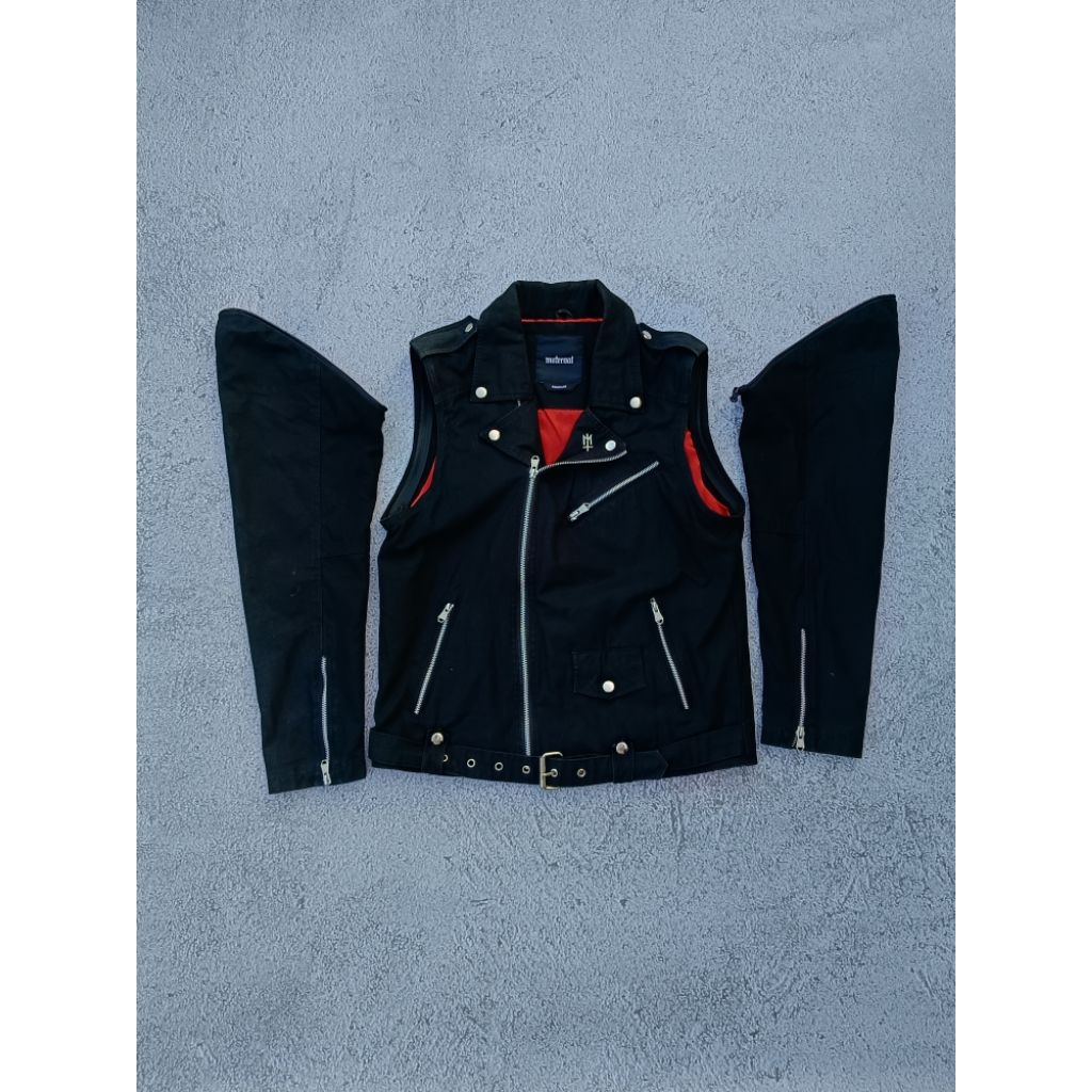 Maternal disaster motorcycle jacket old reales "FORBID"