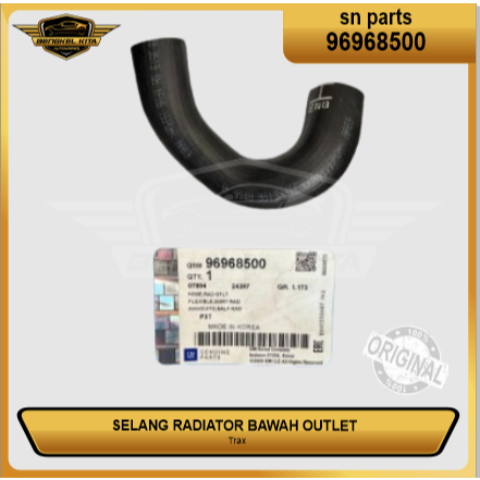 SELANG RADIATOR BAWAH OUTLET CHEVROLET TRAX GM 96968500