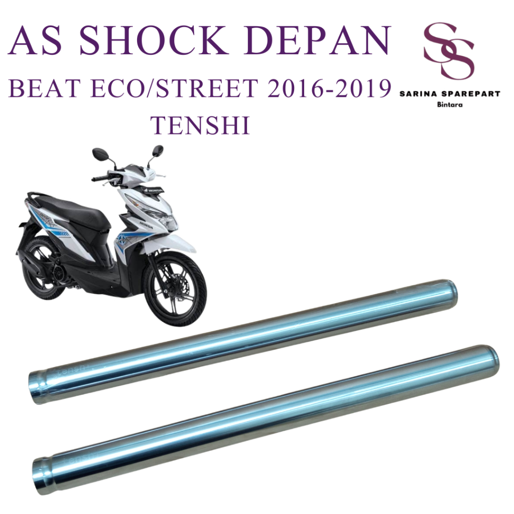 As Shock Depan Beat Eco/Street 2016-2019 Pipa Garpu Depan Beat Esp K81 Merk Tenshi