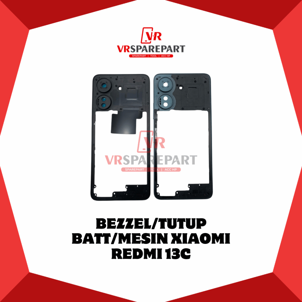 TUTUP BATERAI XIAOMI REDMI 13C / TUTUP MESIN / BATRE