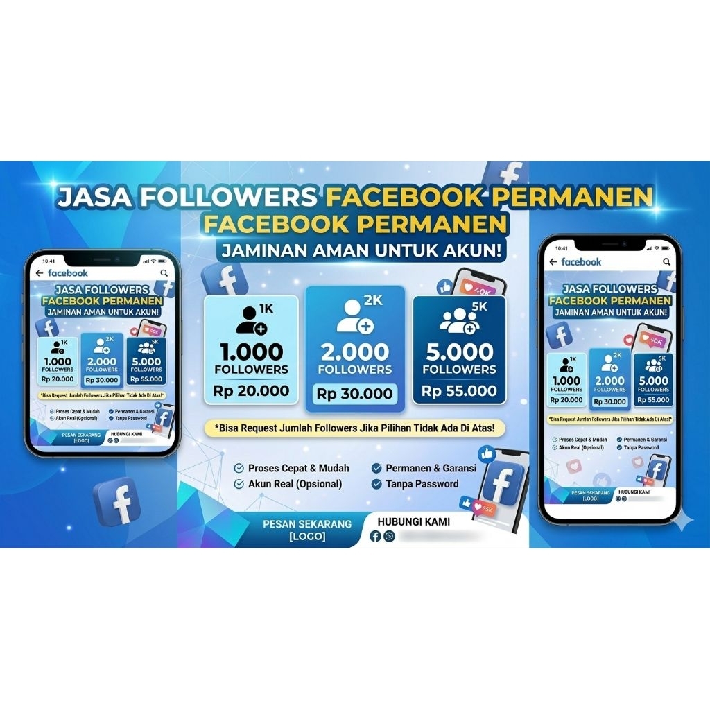 Jasa Follower Facebook Murah & Berkualitas – Bangun Kredibilitas Akun Anda Sekarang