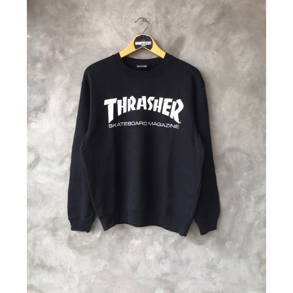 Crewneck thrasher skateboard magazine japan market