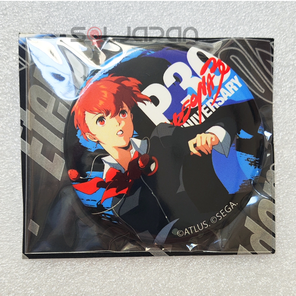 Persona 3 Portable P3P 30th Anniversary Badge Protagonist Arisato Minako Shiomi Kotone