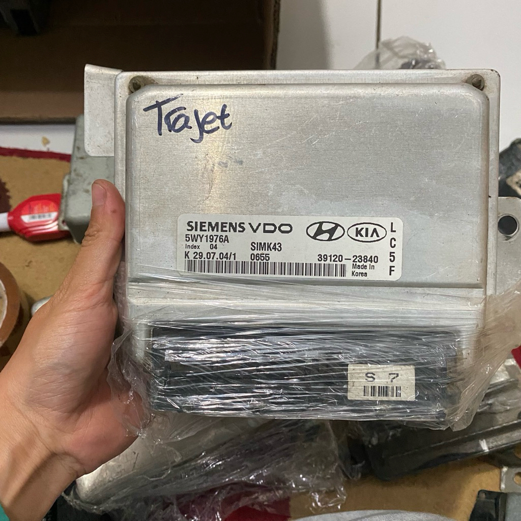 ecu hyundai trajet siemens vdo copotan mobil original