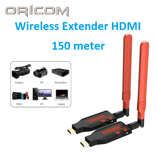 Wireless HDMI Extender Video Display up to 150m up to 4 Receiver Full HD ORICOM