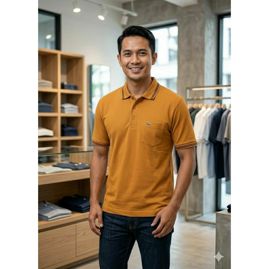 Kaos Kerah Cowok Dewasa Lcst.Hush Puppies Matahari