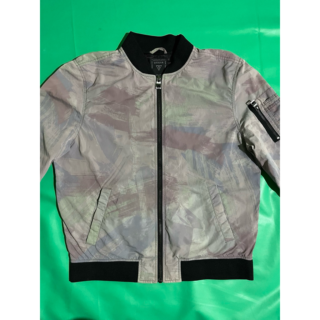 Bomber GUESS "Exploded Brush" Camo