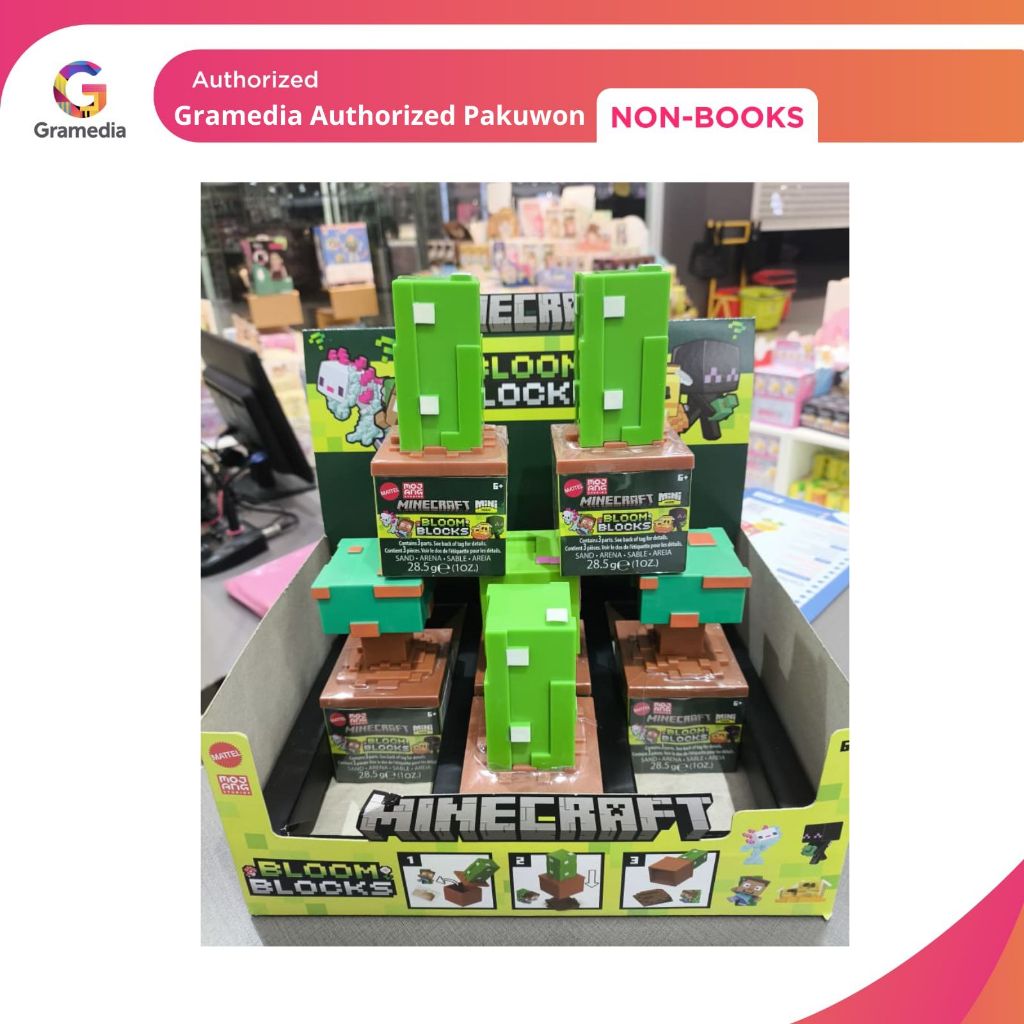 Gramedia Pakuwon : MINECRAFT MINI MODE MINING ASST