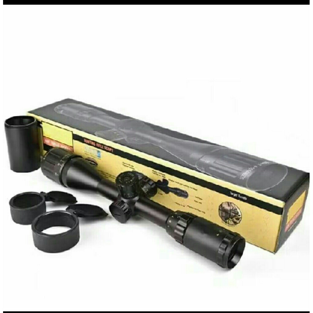 Teleskop Tahan Getar Spike 3-12x40 AOL Teropong Senapan Tahan Getar Lampu 3 Lensa HD Jernih
