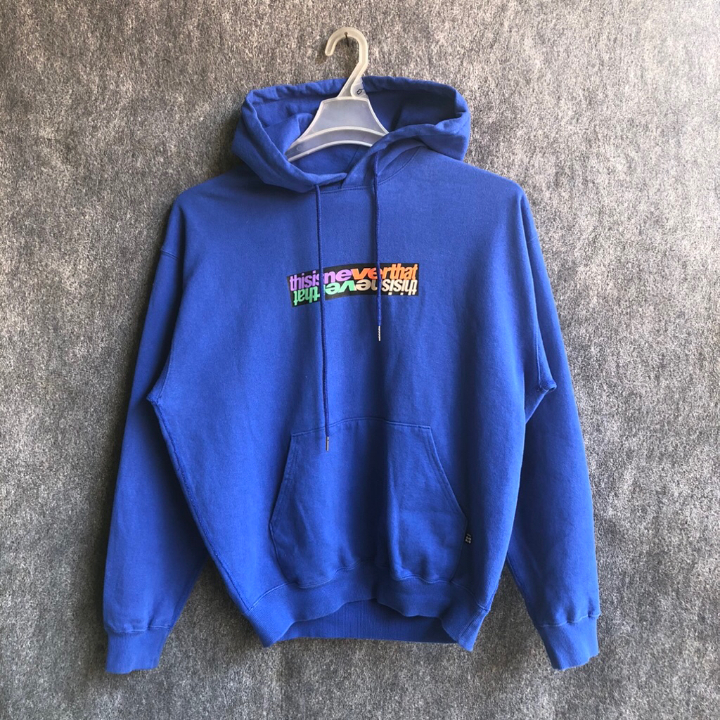 Hoodie this is never that biru Original second preloved