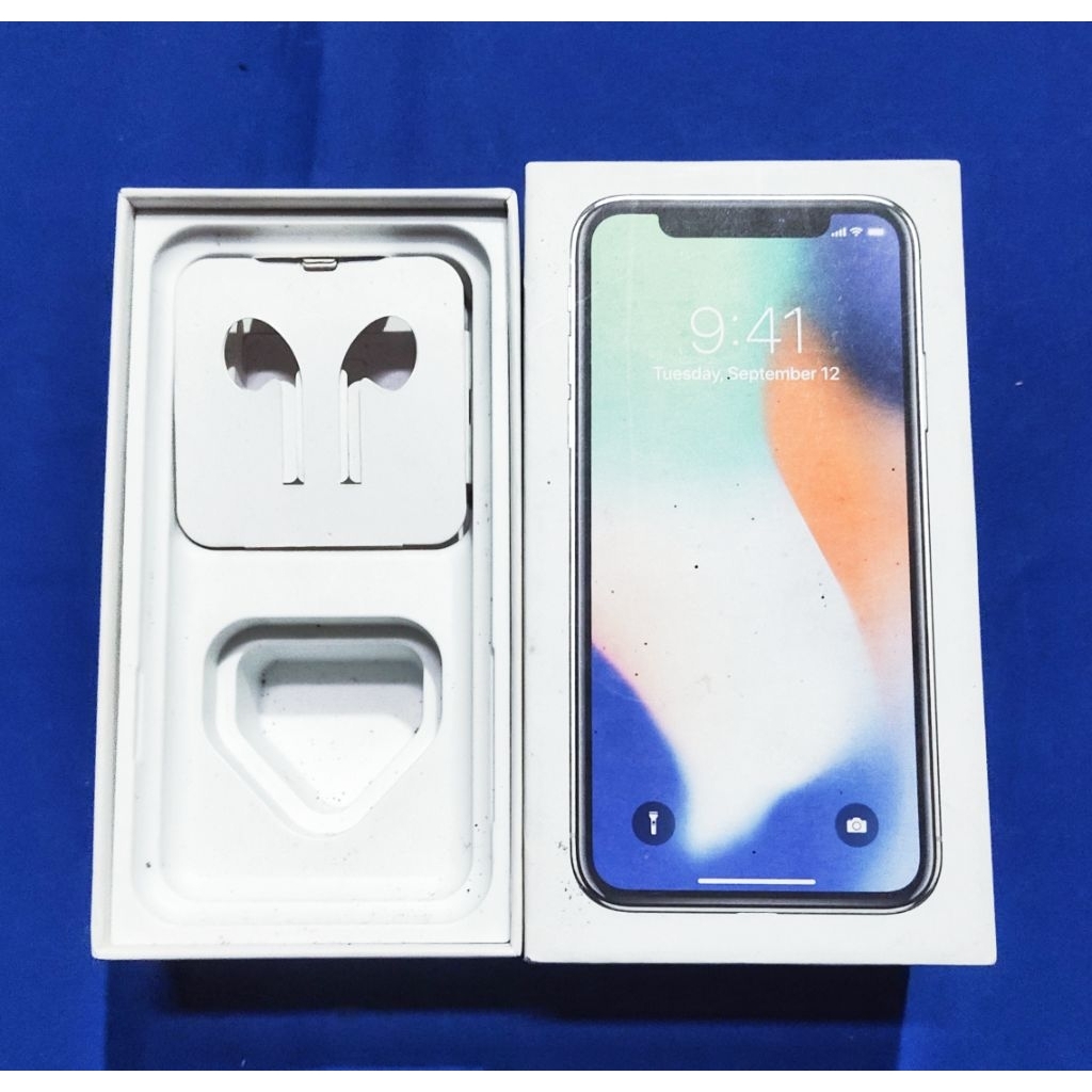 KARDUS DUS BOX IPHONE X MINUS LECET PEMAKAIAN