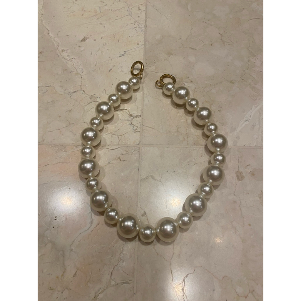 Wealrit 1pcs Imitation Pearl Bead Handle Chain Bag Chain