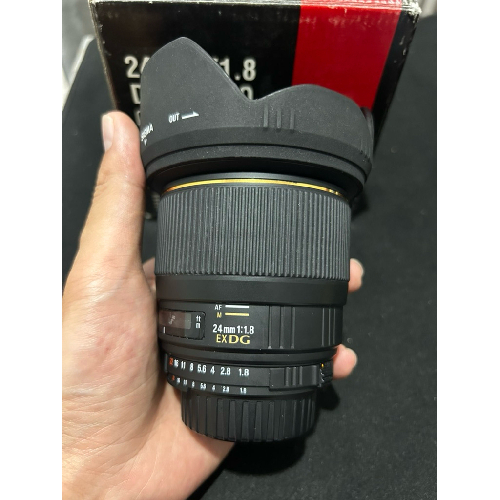 Lensa Sigma 24mm f1.8 EX DG FOR NIKON FULLSET MULUS