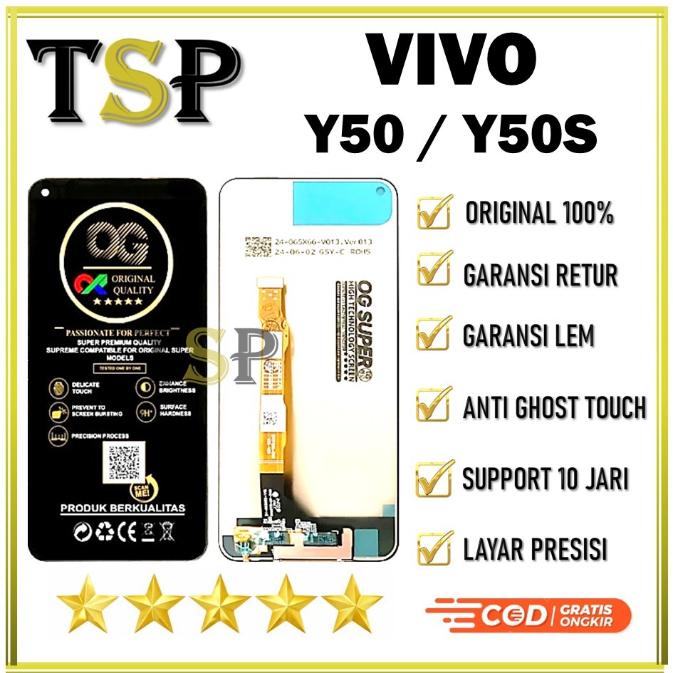 LCD TOUCHSCREEN VIVO Y50 / Y50S ORIGINAL HIGH QUALITY