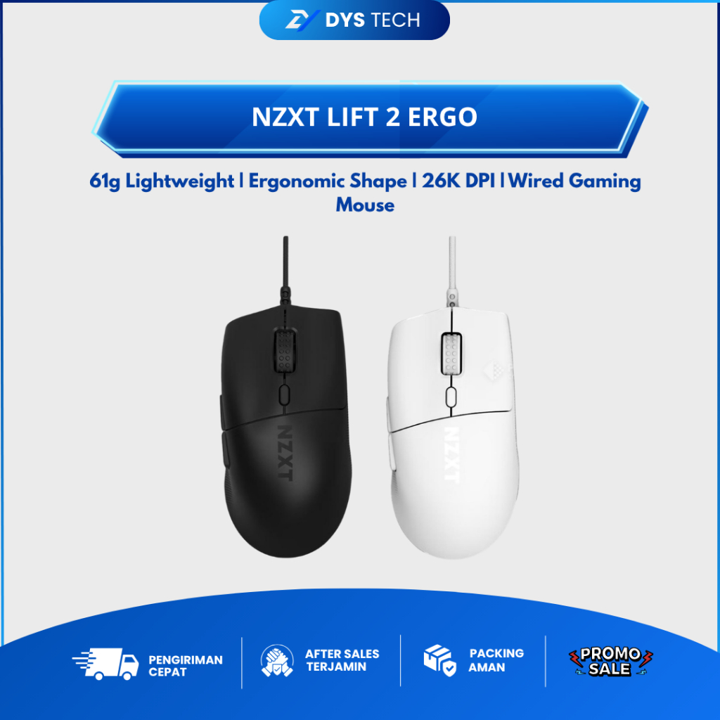 Mouse NZXT Lift 2 Ergo gaming mouse