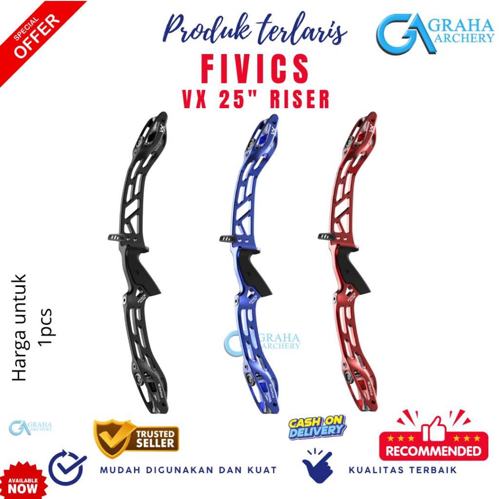 RISER FIVICS VX / RISER RECURVE / RISER BAREBOW / BUSUR PANAH/ ALAT PANAHAN / BUSUR PANAH PROFESIONA