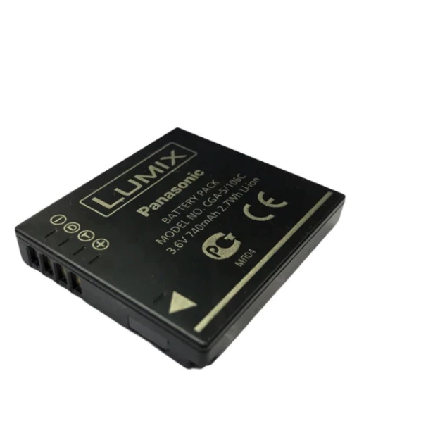 Baterai Panasonic Lumix Cga-S106C Original For Dmc-Ts1 Dmc-Ts2 Dmc-Ts3 Dmc-F2 Dmc-F3 Dmc-Fh1 Dmc-Fh2