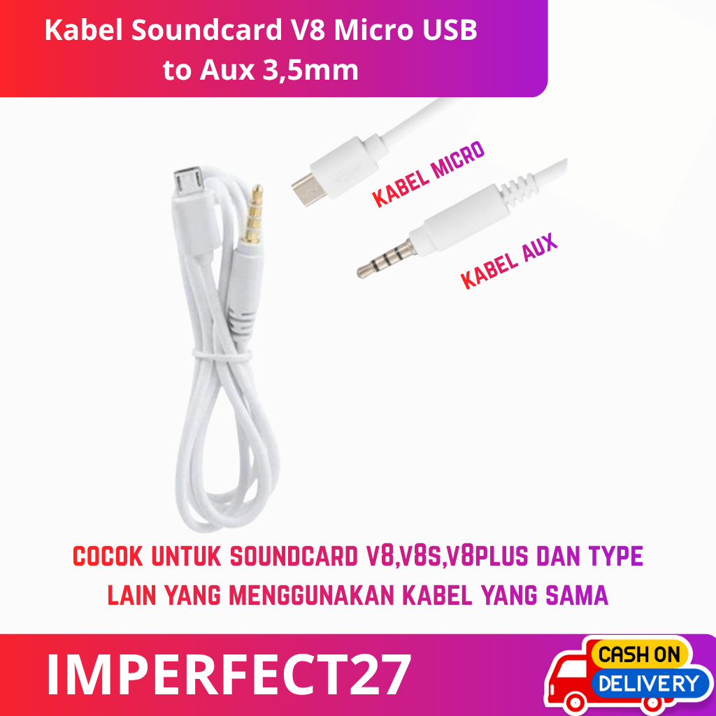 Kabel soundcard v8 HIGH QUALITY