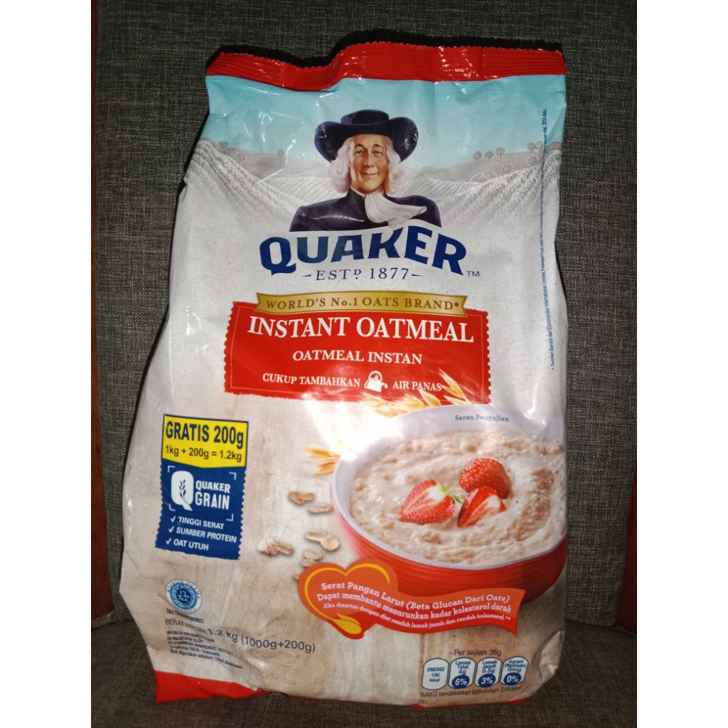 QUAKER INSTANT OATMEAL 1200 GR