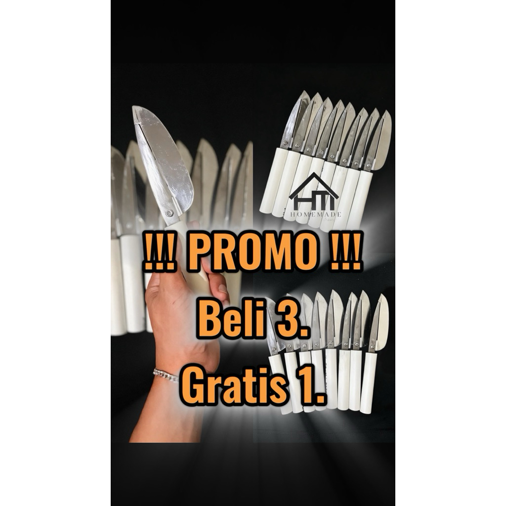 PAKET PISAU SALE ISI 4 pcs/pisau sale pisang tajam/pisau saleh pisang/pisau sale pisang krispy