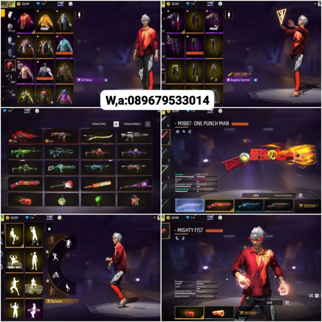 jual akun free sultan murmer