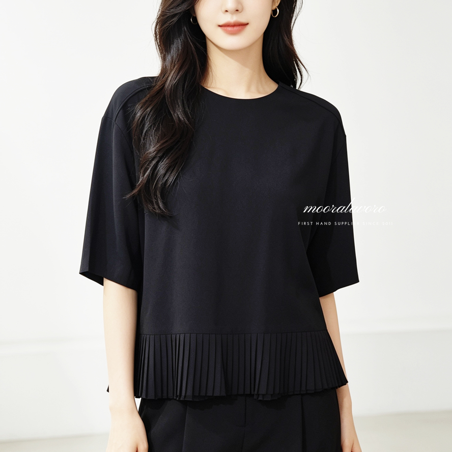 DOLCEVITA CLASSY PLEATS BLOUSE KOREAN STYLE READY BANGKOK PREMIUM COLLECTION BKK