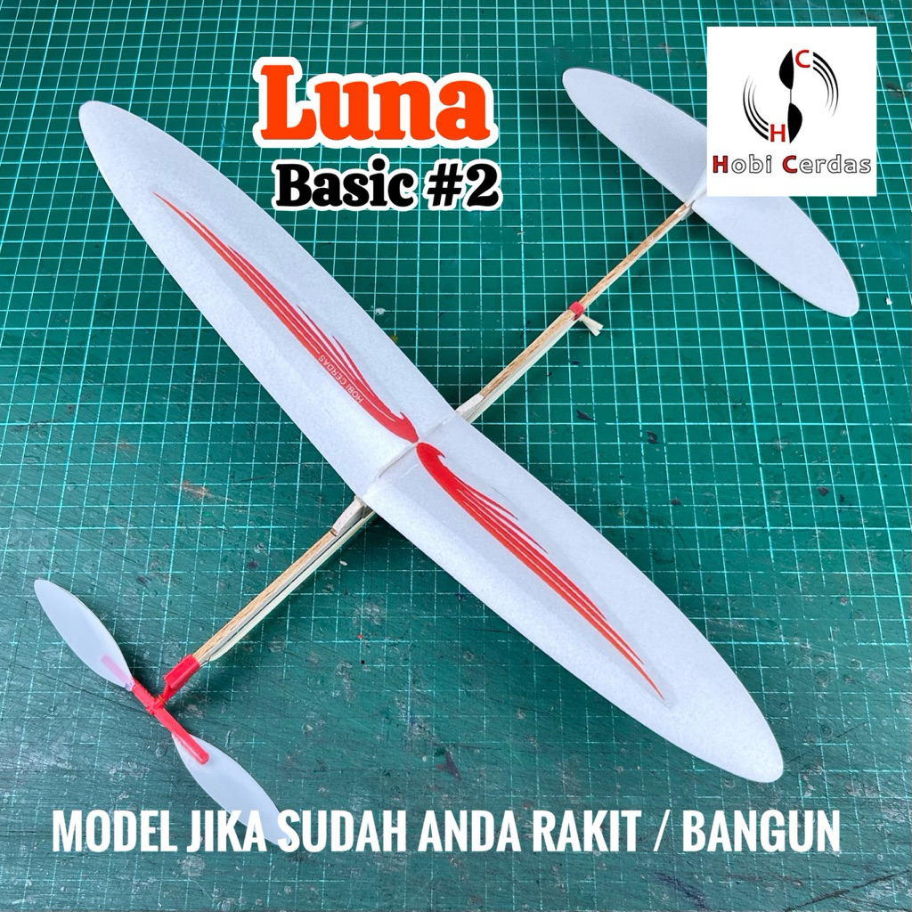 KIT PESAWAT TENAGA KARET LUNA