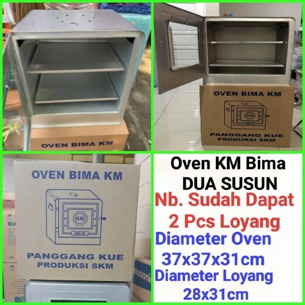 oven kompor oven tangkringan oven kue KM Bima 2 Susun