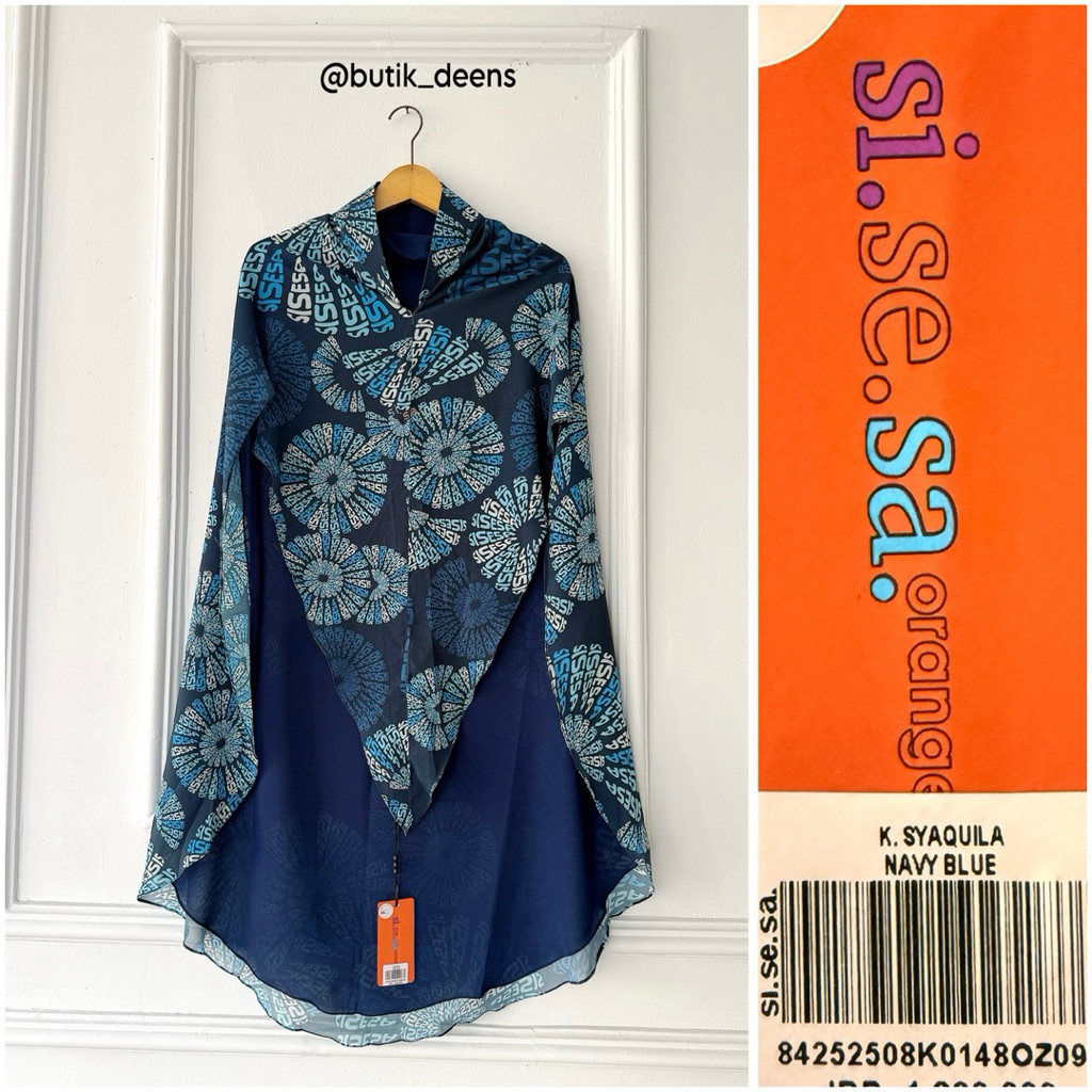 sisesa khimar navy blue