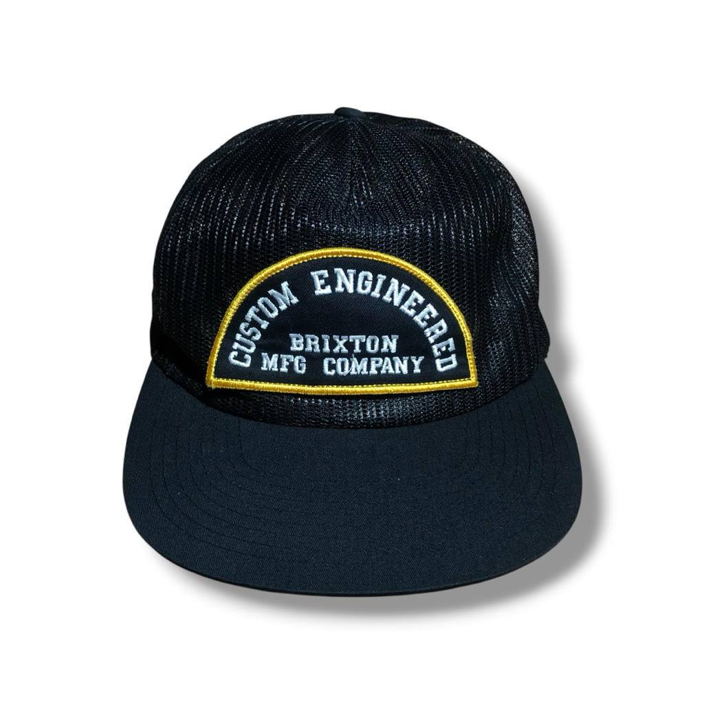Brixton "Custom Engineered" Black Trucker Cap