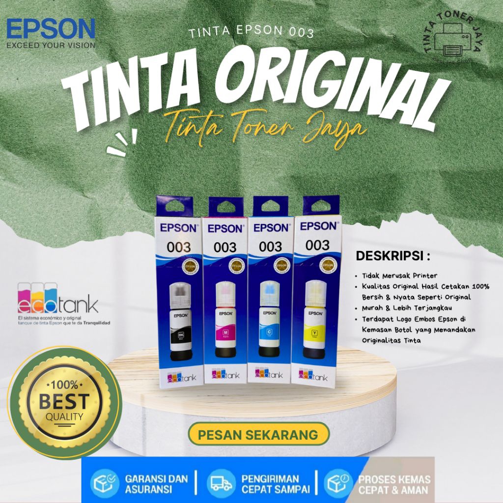 TINTA EPSON 003 ORIGINAL (SET) ++