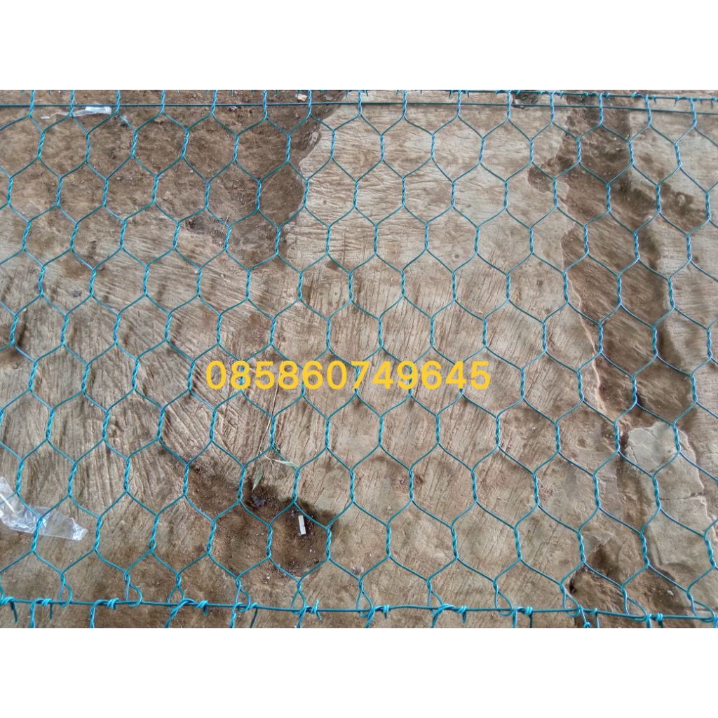 kawat bronjong lavis pvc
