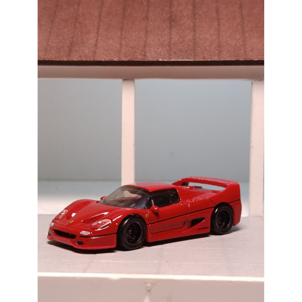 Hotwheels Premium Loose Timeless Icon Ferrari F50 Red Hot Item (Kondisi 87%)