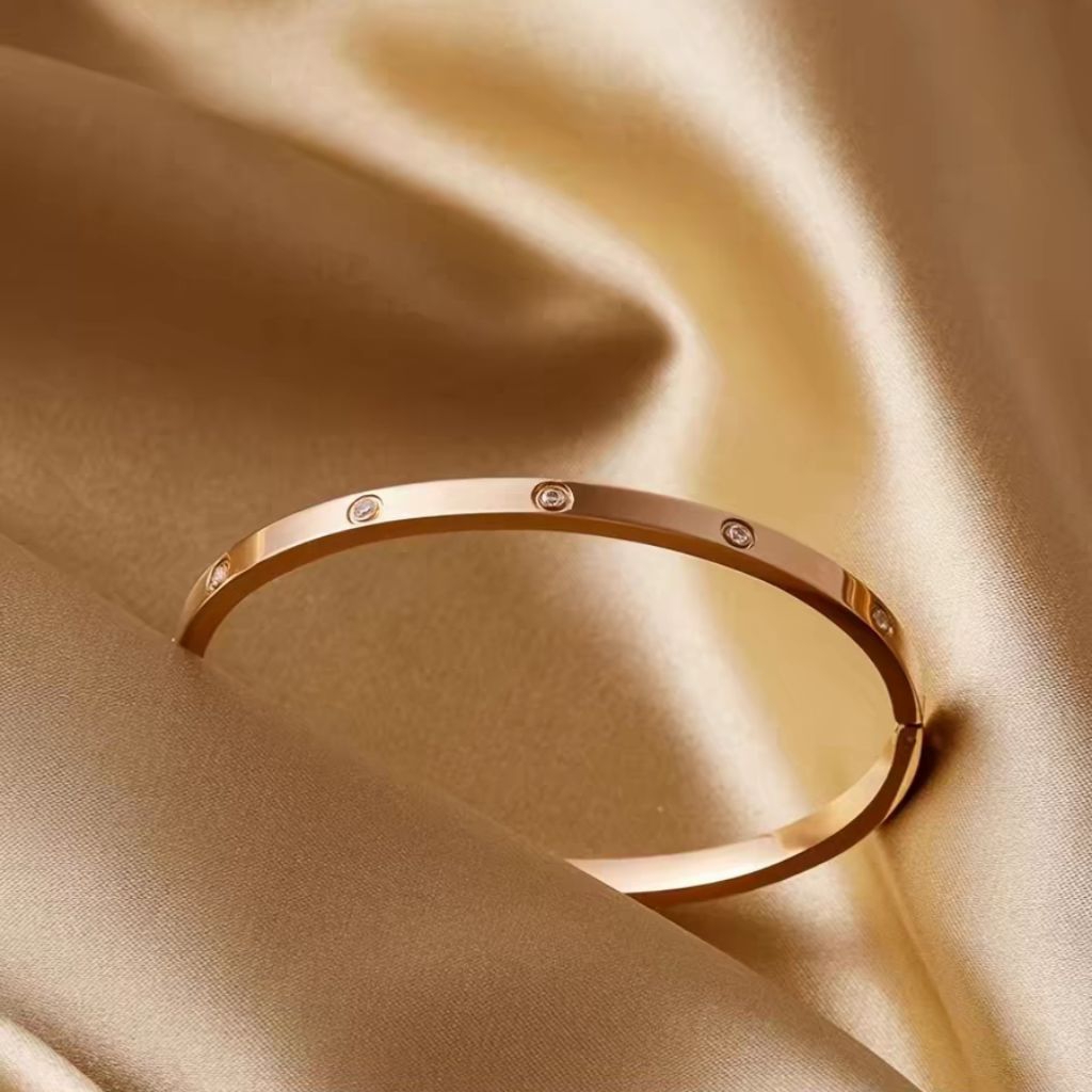 gelang titanium anti karat asli ori import