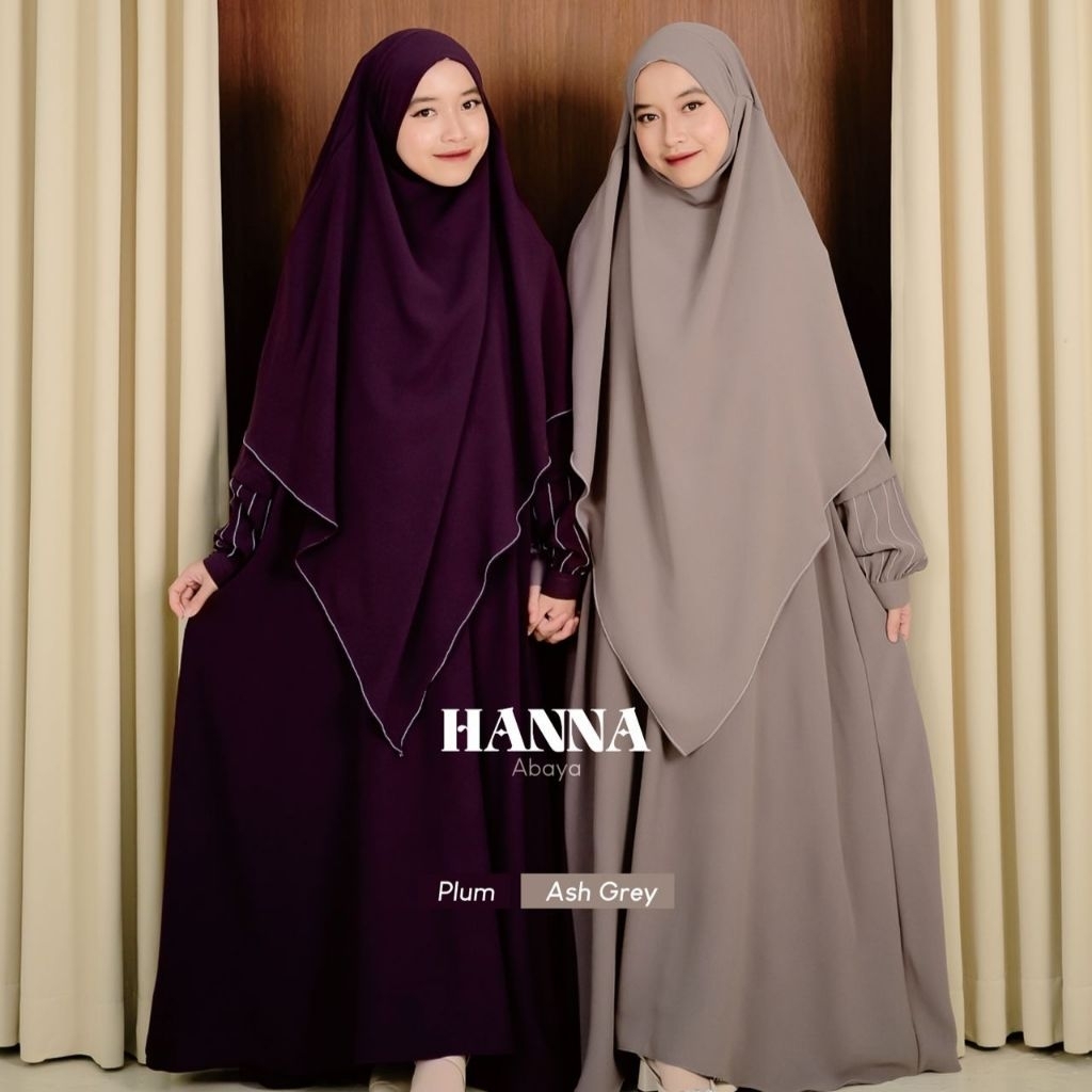 ZAYENA - Hanna Abaya Anti UV Basic Polos | Abaya Haji Umroh | ABAYA SAJA