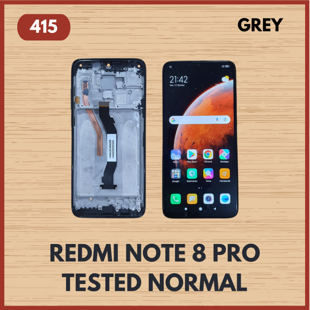 LCD FRAME ORIGINAL XIAOMI REDMI NOTE 8 PRO COPOTAN
