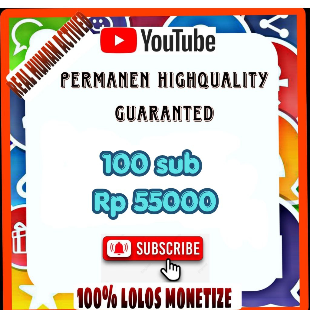 SUBSCRIBER YOUTUBE PERMANEN rocketmedia