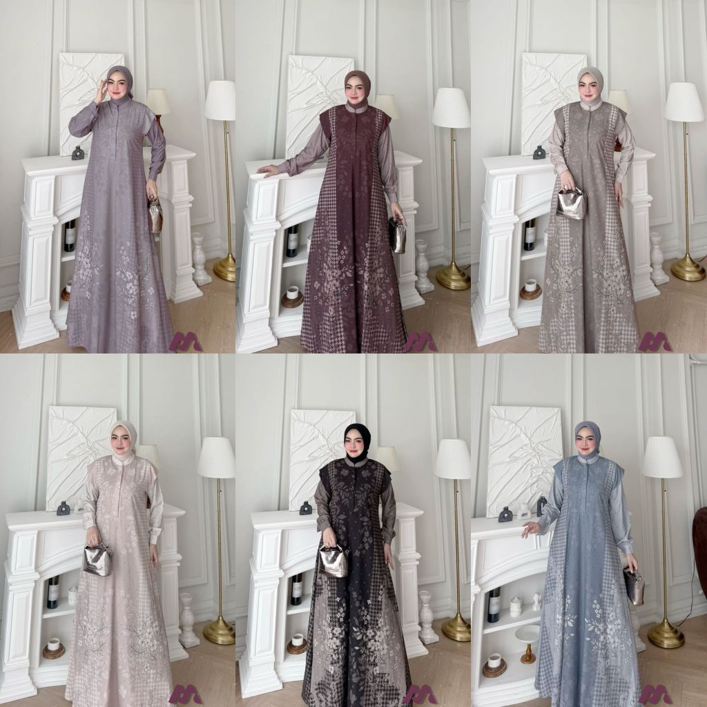 Sameha vol 68 dress gamis terbaru premium ORI By HMF LUXURY