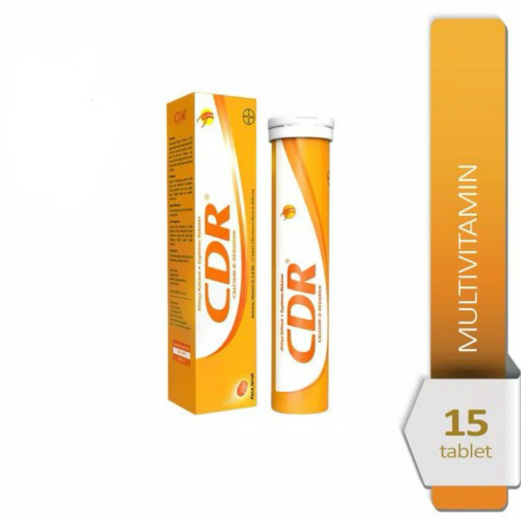 CDR 15 tablet Effervescent - ORIGINAL BPOM