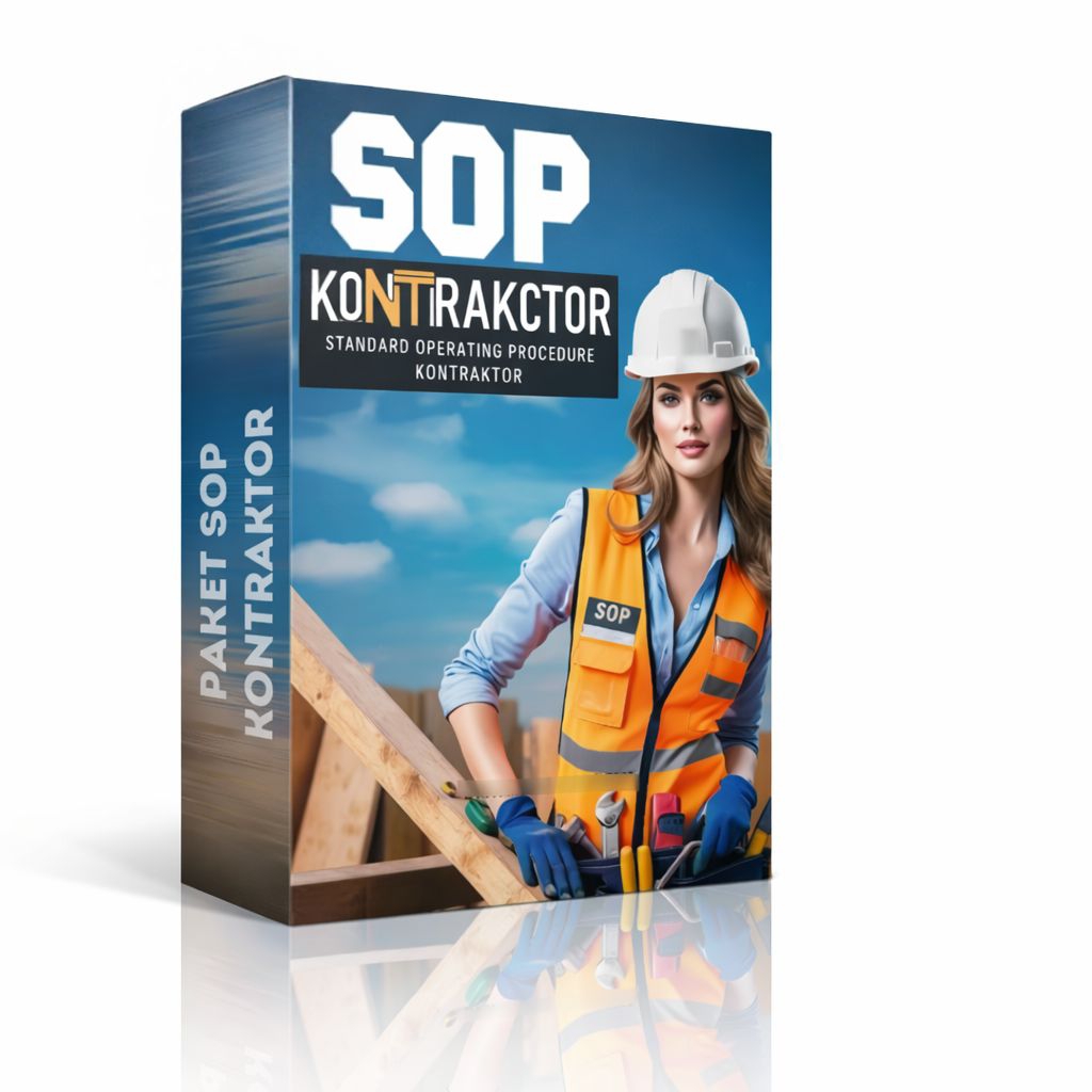 Paket SOP Kontraktor - Template Draft Standar Operasional Prosedur Usaha Jasa Kontraktor