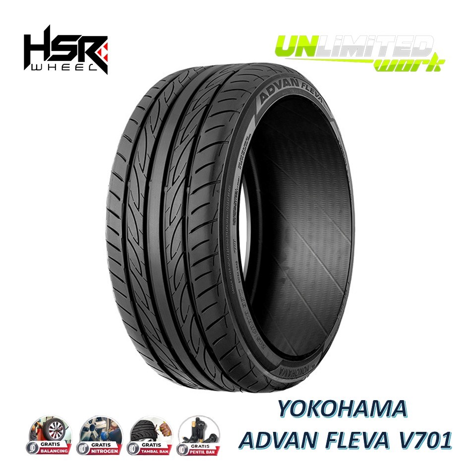 Ban Yokohama Import Type Advan Fleva V701 Ukuran 215 45 R17 - TOKO BAN TANGERANG