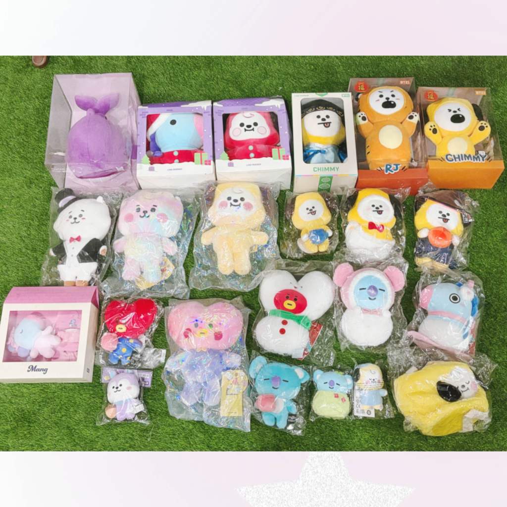 READY OFFICIAL BT21 PLUSHIE BONEKA