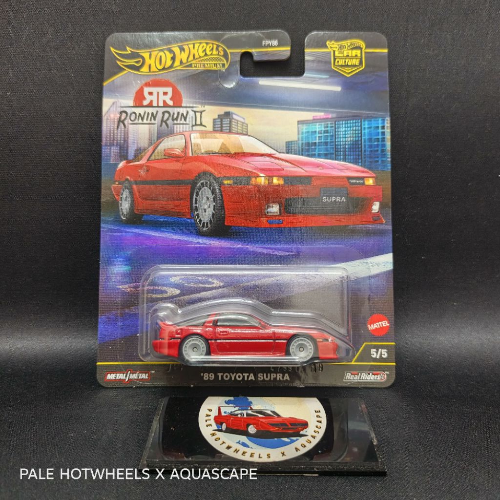 HOTWHEELS TOYOTA SUPRA MK3 RONNIN RUN MERAH