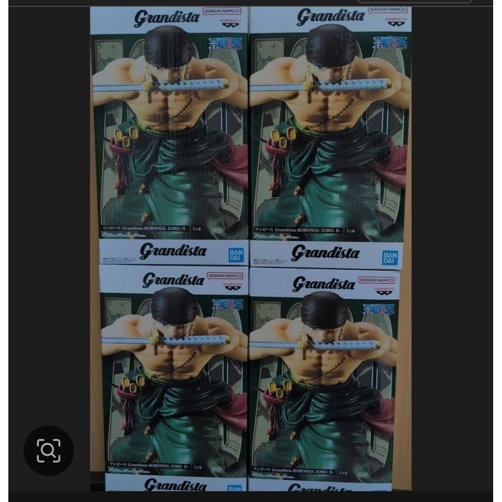 Action Figure Roronoa Zoro Grandista Original