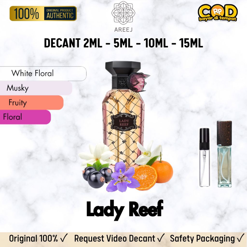 Decant Parfum Lady Reef Travel Size Share In Jar