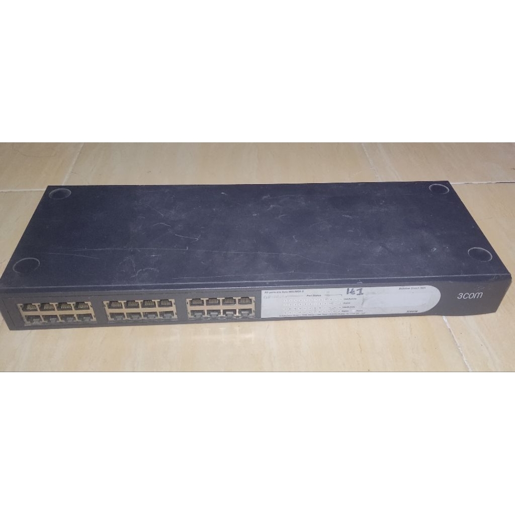 Switch hub 24 port 3com normal switch hub