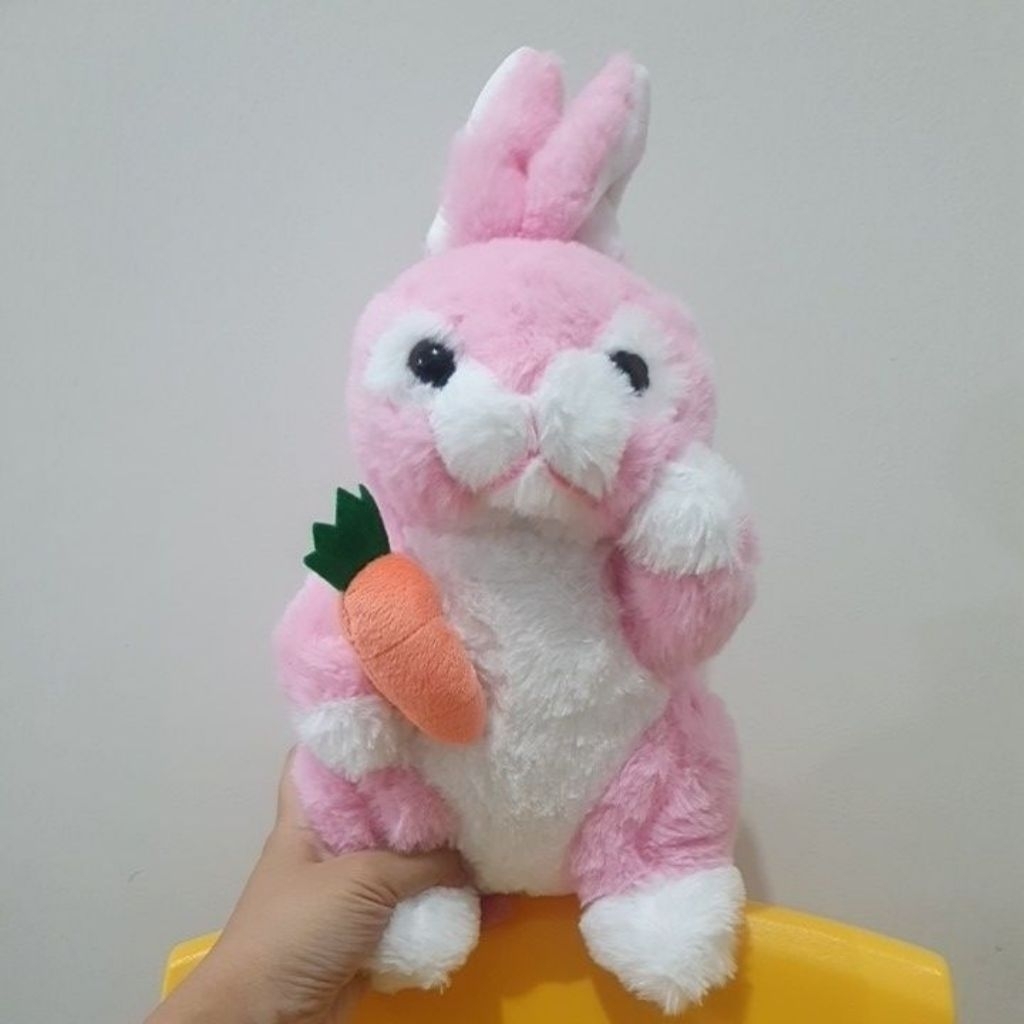 Boneka kelinci bawa wortel funworld baru
