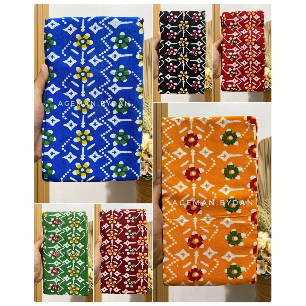 CINDE - Sabuk Lontong Cinde / Stagen Cinde Beskap (Motif & Warna Lengkap)