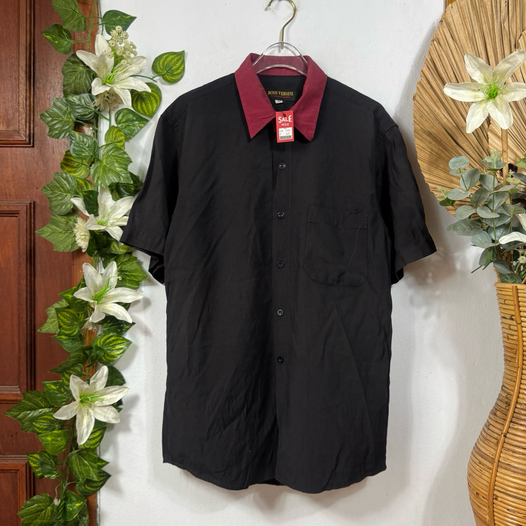 Kemeja Boss Versini Hitam M