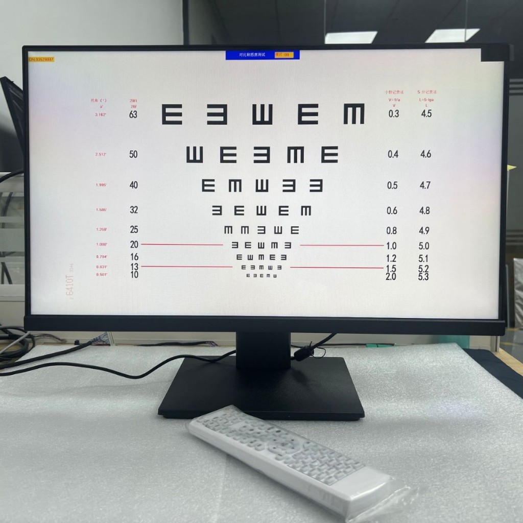 23.8 Inch Snellen Chart Lcd Tes Visus Mata Acuity Testing Led Monitor